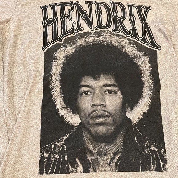 JIMI HENDRIX GREY FITTED TEE - SIZE S - Picture 3 of 9